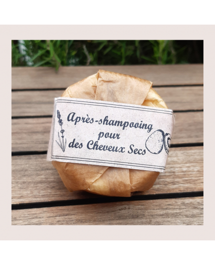 Après-shampoing solide cheveux secs Après-shampoing solide cheveux secs