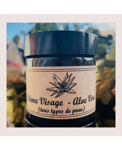 Crème pour le visage à l'aloe vera Crème pour le visage à l'aloe vera